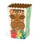 Big Dot of Happiness Tropical Luau - Hawaiian Beach Party Favor Popcorn Treat Boxes - Set of 12